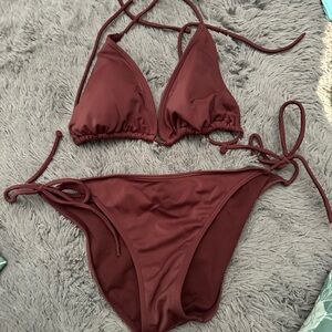 Chic Brown Bikini Set